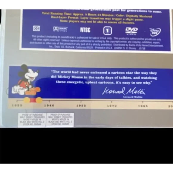 Walt Disney Treasures Mickey Mouse in Black and White DVD Volume Two 1928-1935 - Picture 11 of 11